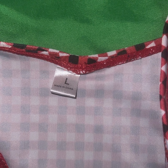 Red Gingham Bikini Set size Large - Picture 4 of 6